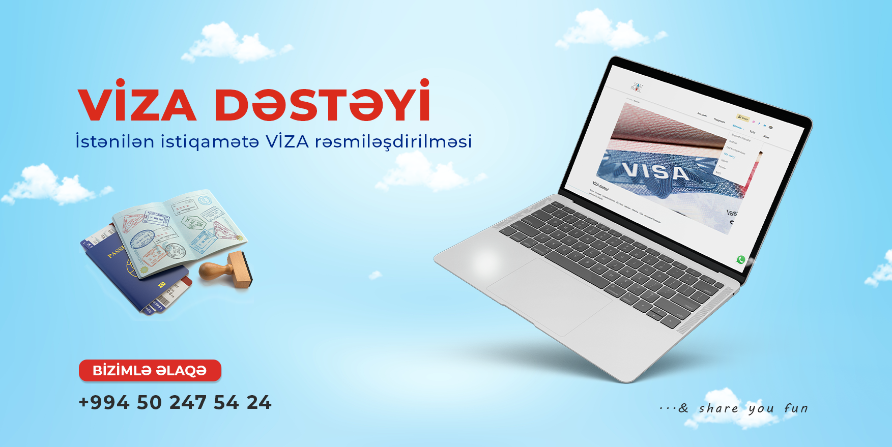 VİZA dəstəyi